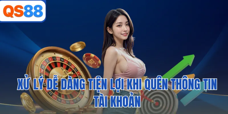 Xử lý dễ dàng tiện lợi khi quên thông tin tài khoản